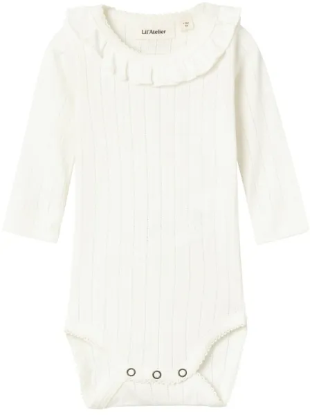 Rachel nis langärmliger Slim Body - COCONUT MILK - 62